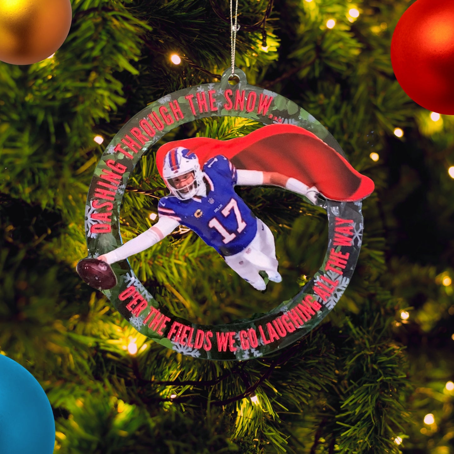 Josh Allen Holiday Ornament