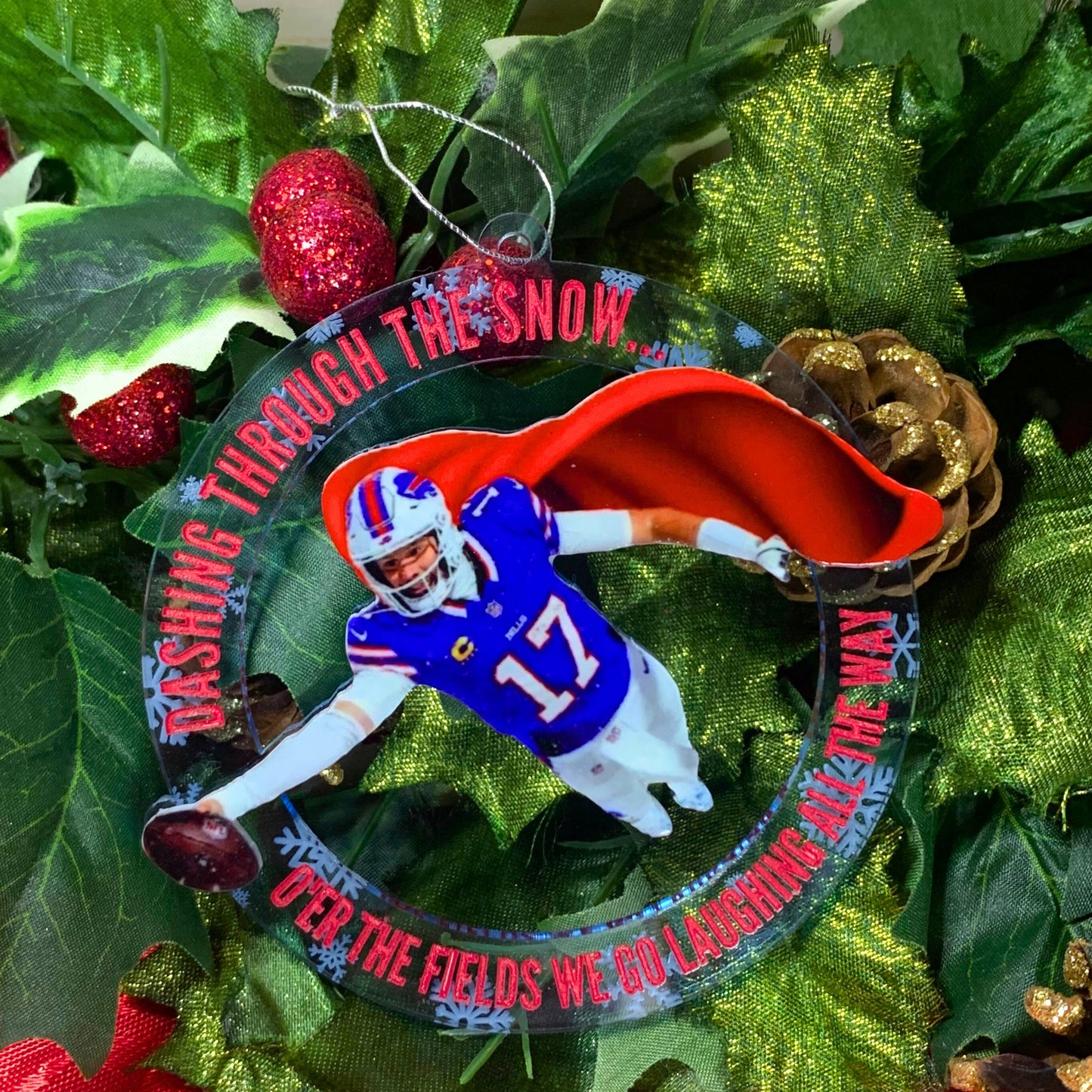 Josh Allen Holiday Ornament