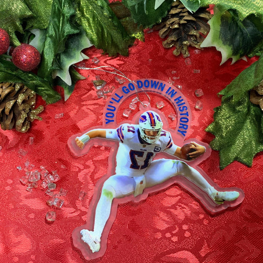 Josh Allen Hurdle Ornament