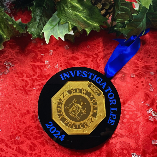 NY State Trooper Investigator Ornament